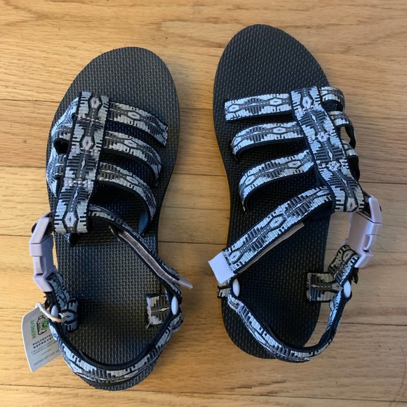 Teva 8 Dorado Canyon Black Iris Gladiator Sports Water Sandals Outdoors Tribal - Picture 4 of 12
